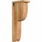 Ekena Millwork Crestline Rough Sawn Corbel w/Backplate, Western Red Cedar, 6"W x 10"D x 26"H COR06X10X26CRE01RWR - alternate 1